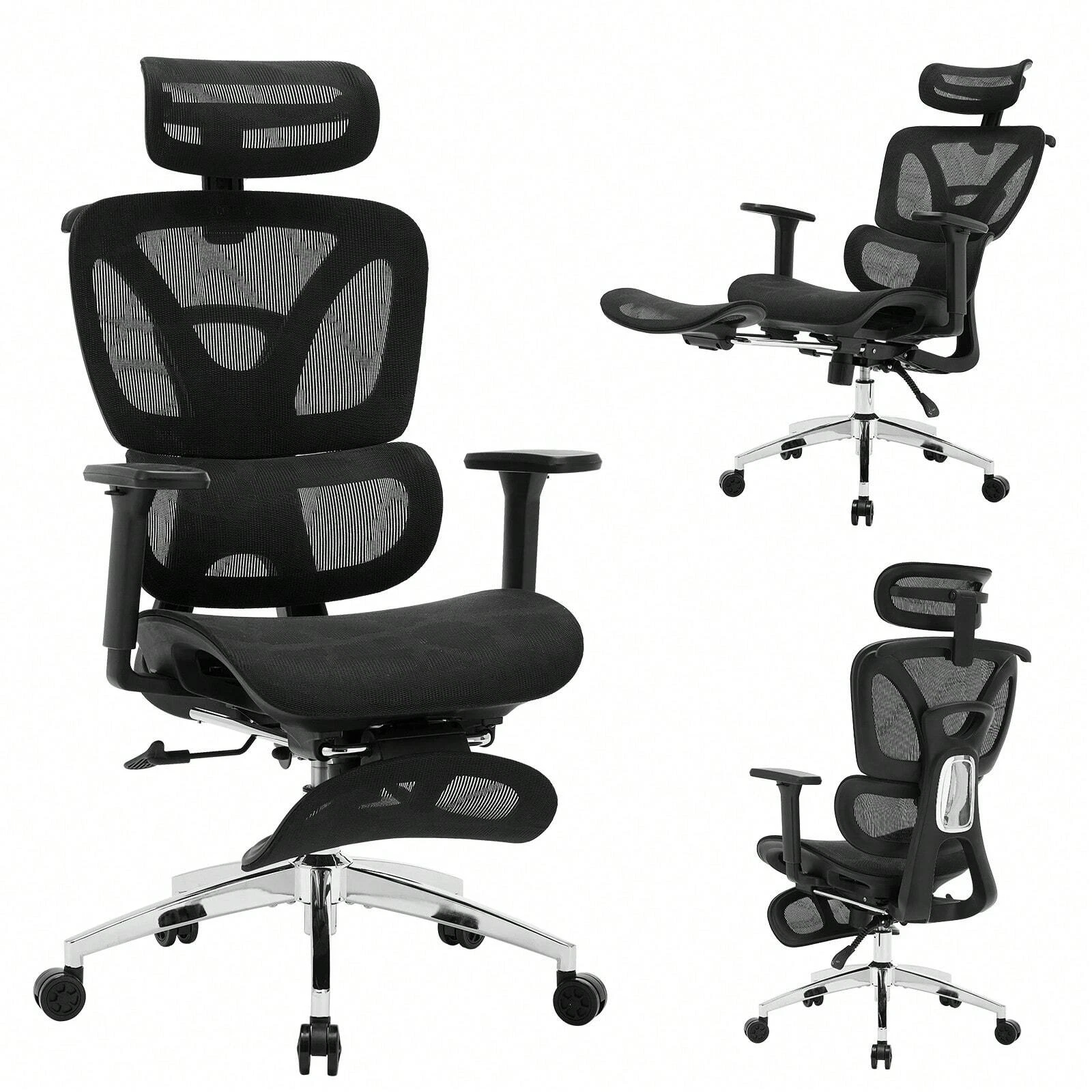 Ergonomic Office Chair Footrest Reclining High Bac